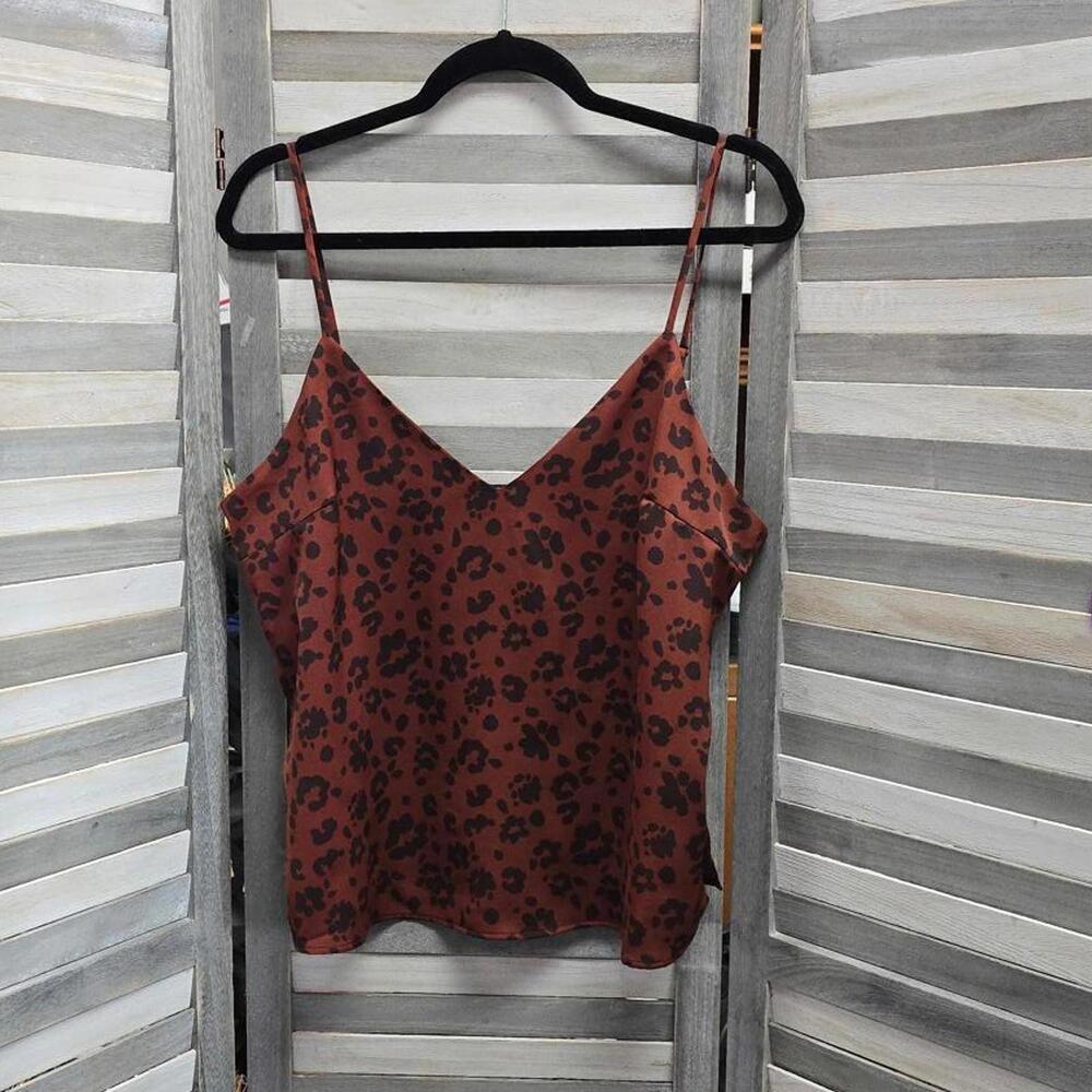 Brown Leopard Print Cami Top  | A New Day | Medium